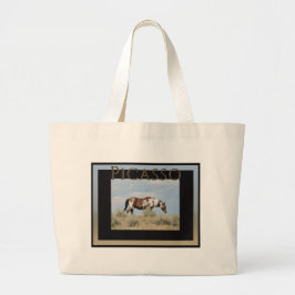 Picasso, Stallion of Sand Wash Basin, Colorado Grote Tote Bag