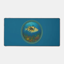 Picasso Triggerfish Ocean Blauwe Bureaumat