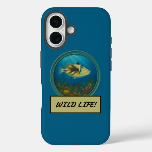 Picasso Triggerfish Ocean Blue Case-Mate iPhone Case (Achterkant)