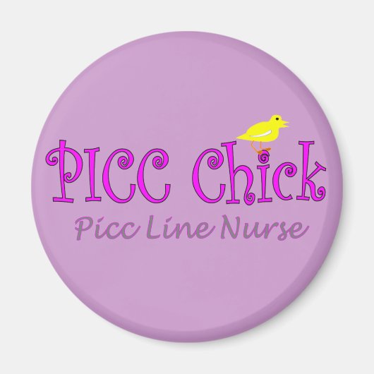 PICC chick-PICC LIJN ToevoegingszurseGifts Magneet (Voorkant)