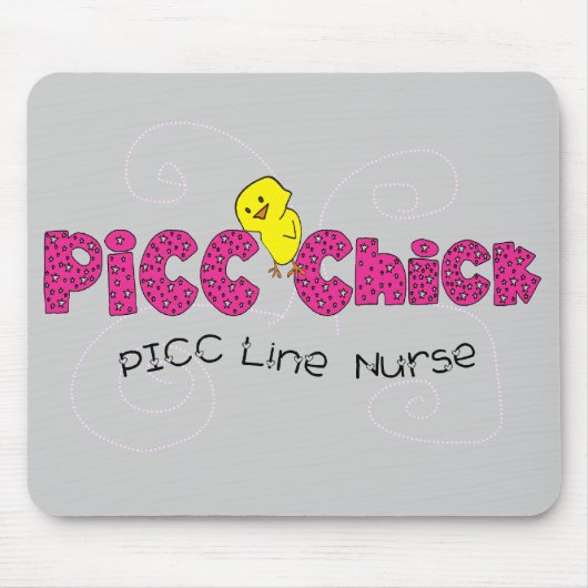 PICC Chick PICC Line Neurse Gifts Muismat (Voorkant)