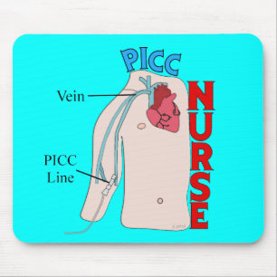 PICC-lijnzuster Anatomical Design Giften Muismat