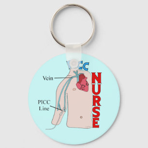 PICC-lijnzuster Anatomical Design Giften Sleutelhanger