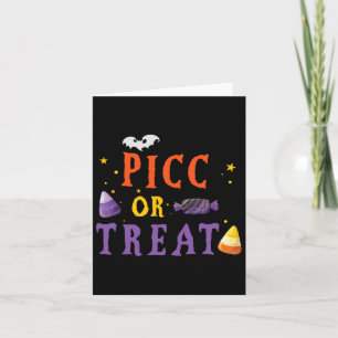 Picc Nurse Halloween Schattigee Vat Vasculaire Toe Kaart