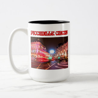 Piccadilly Circus 15 oz. Two Tone Mug Tweekleurige Koffiemok