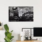 Piccadilly Circus, London  Poster (Thuiskantoor)