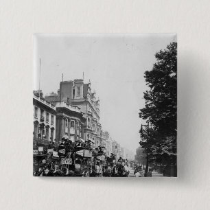 Piccadilly, Londen Vierkante Button 5,1 Cm