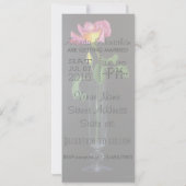 Piccadilly Roos Wedding Persoonlijk Kaart (Achterkant)