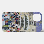Piccadilly Sneeuw Scene Case-Mate iPhone Case (Achterkant (horizontaal))