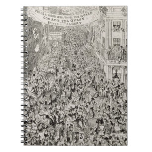 Piccadilly tijdens de Grote tentoonstelling, 1851 Notitieboek