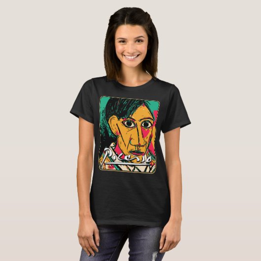 Piccaso Abstract T-shirt (Voorkant volledig)