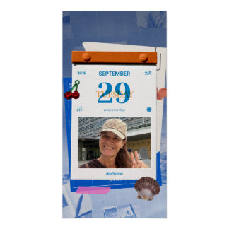 PicCollage sjabloon - Glossy Poster 14x28 hoog Perfect Poster
