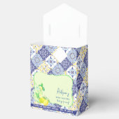 Piccolo Amore Blue Lemon Baby shower Welkomstbord Bedankdoosjes (Geopend)