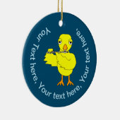 Piccolo Chick Keramisch Ornament (Rechts)