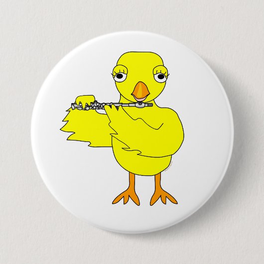 Piccolo Chick Ronde Button 7,6 Cm (Voorkant)
