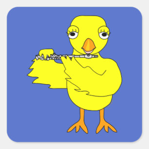 Piccolo Chick Vierkante Sticker
