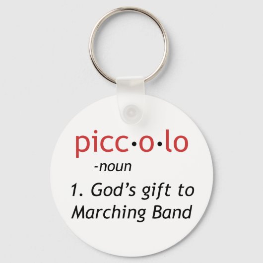 Piccolo-definitie Sleutelhanger (Voorkant)