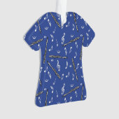 Piccolo Music Note Pattern Ornament (voorkant)