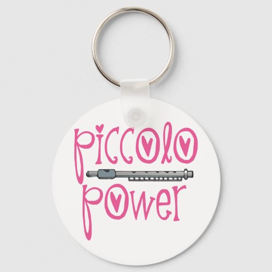 Piccolo Power Roze Sleutelhanger (Voorkant)