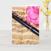 Piccolo sur les cartes de voeux faites sur (Fleur jaune)