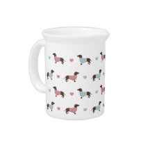 Dachshunds et Coeurs