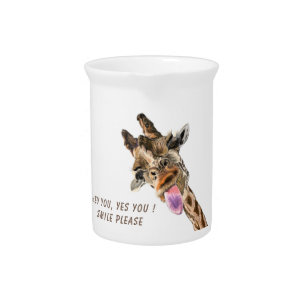 Pichet Drôle Tongue Giraffe Sortie et lavabo Jouant - Sou