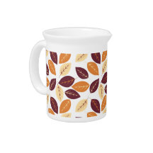 Simples Feuilles Automne Beverage Pitcher