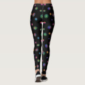 Pick a Posy Custom Background  Leggings (Achterkant)