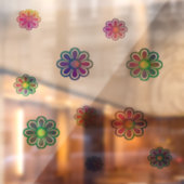 Pick a Posy Custom Background Raamsticker (Vel 2)