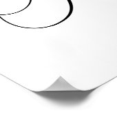 Pick a Seat Not a Side Wedding Ceremony Sign Poster (Hoek)