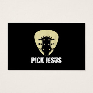 Pick Jesus Religious Musician Venin Idea Guitar