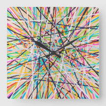Pick-up Sticks 2 Wandklok