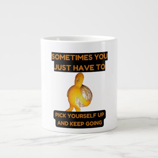 Pick yourself up and keep going specialty mug (Devant)