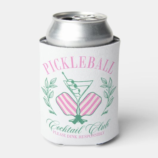 Pickball Cocktail Club Blikjeskoeler (Blikje Voorkant)