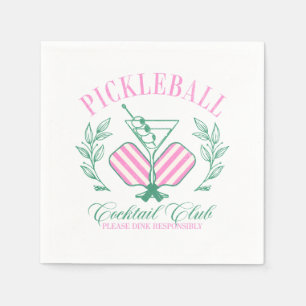 Pickball Cocktail Club Servet