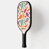 Pickeball Paddles Patroon met harten Custom (Links)