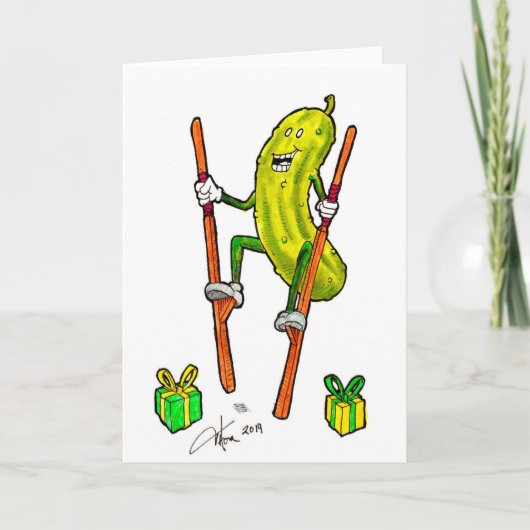 Picker sur pilotis Carte d'anniversaire (Devant)