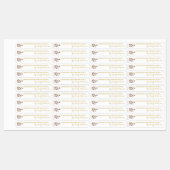 Picket de champignons fait maison Mince Étiquette (Feuille)