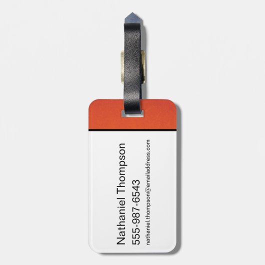 Pickett  grafisch bagagelabel (Achterkant verticaal)
