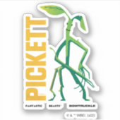 Pickett grafisch sticker (Voorkant)