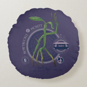 PICKETT™ Grafische BOWTRUCKLE™ Rond Kussen