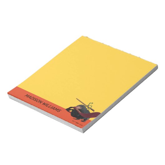 Pickett & Teddy met hand en Stropdas Notitieblok (Gedraaid)