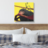 Pickett & Teddy With Wand and Tie Canvas Afdruk (Insitu (Slaapkamer))