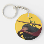 Pickett & Teddy With Wand and Tie Sleutelhanger (Voorkant)