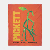 Pickett Vintage Graphic Fleece Deken (Voorkant)