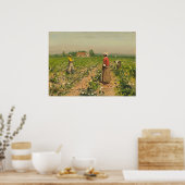 Picking Cotton - William G. Gaul Poster des beaux- (Cuisine)