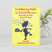 Picklball Feest Uitnodiging (Staand voorkant)