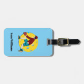 Pickle Ball Bagagelabel (Voorkant horizontaal)