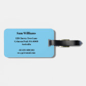 Pickle Ball Bagagelabel (Achterkant horizontaal)