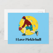 Pickle Ball Briefkaart (Voorkant / Achterkant)